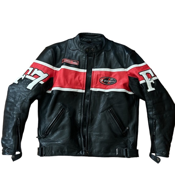 First Racing Jackets & Coats Mens Leather Racing Jacket F7 Poshmark